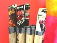 Cómo hacer un revistero reciclado