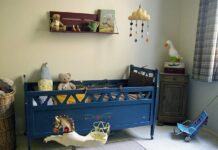 Estilo vintage en habitaciones infantiles