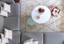 Decoración del Salón de la Casa de Malena Costa