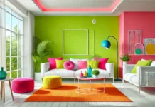 🌈 Colores ácidos en la decoración: Cómo usarlos y no fallar en el intento colores acidos en decoracion